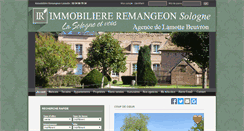 Desktop Screenshot of immo-remangeon-sologne.fr